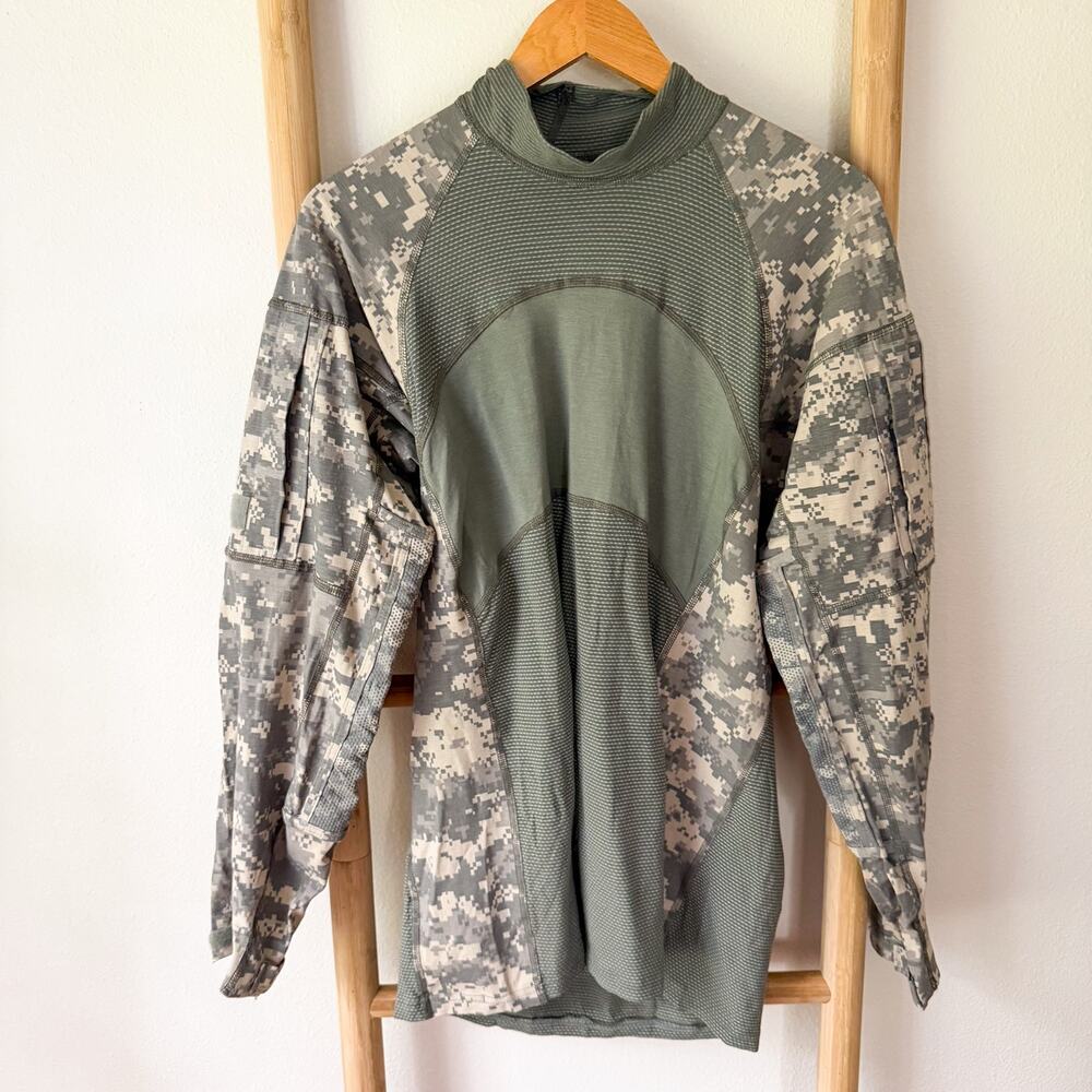 Massif Army Combat Shirt ACU Digital Camo Tactical Long Sleeve XL